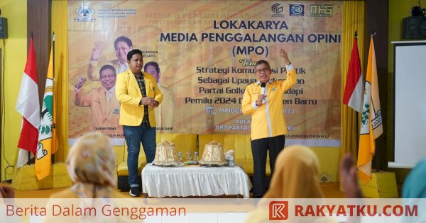 Lokarkarya MPO Golkar Barru, Taufan Pawe Sebut MPO Pasukan Angkatan Udara