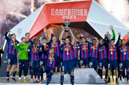 Barcelona Juara Piala Super Spanyol Usai Bantai Real Madrid, Trofi Perdana Tanpa Messi