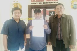 Sambangi Polda Sulsel, Halim Laporkan Oknum LSM Intai Atas Dugaan Penipuan