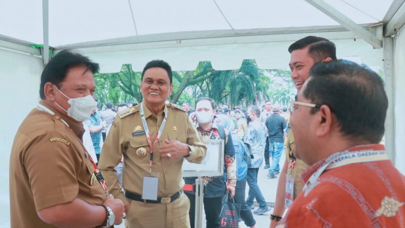 Bupati Barru dan Forkopimda Rakornas Kepala Daerah se-Indonesia, Siap Jalankan Amanah Presiden