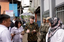 Deputi Politik dan Ekonomi Amerika Serikat Kunjungi Lorong Wisata di Makassar