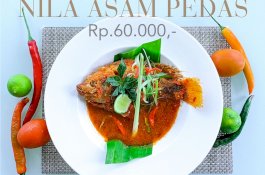 Nila Asam Pedas Jadi Menu Andalan Hotel Santika Bulan Januari