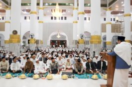 Prof Nasaruddin Umar Bawakan Hikmah Isra Mi’raj di Masjid Agung Ummul Quraa Sengkang yang Digelar Pemkab Wajo