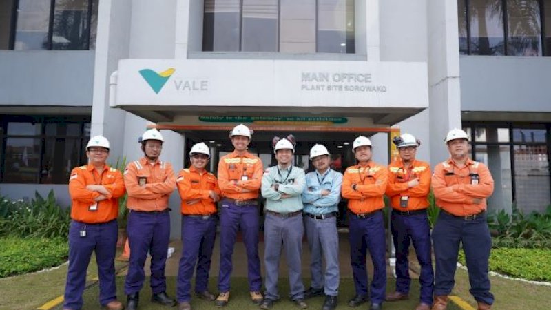 Para insinyur PT Vale Indonesia sebagian besar telah mencapai level madya dan beberapa telah insinyur profesional utama.