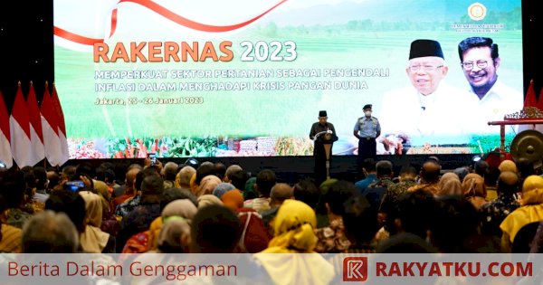 Rakernas 2023, Wapres Dorong Wujudkan Pertanian Kuat dan Pengendalian Inflasi Pangan