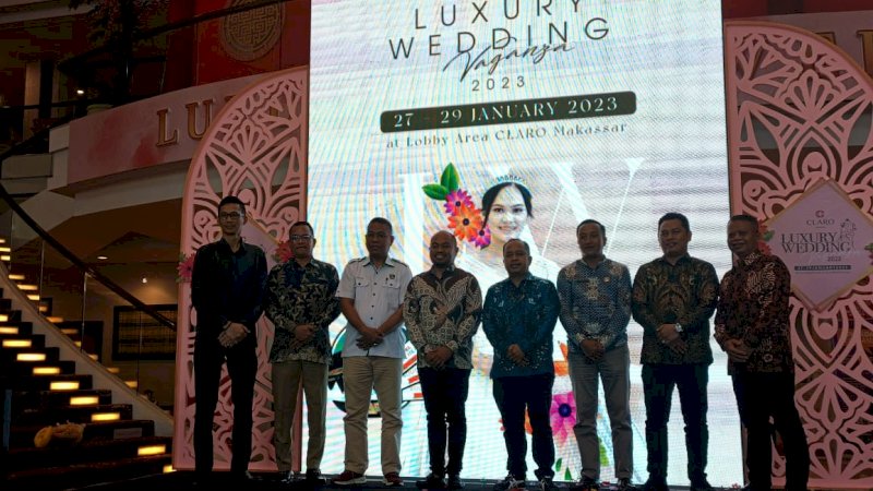 Kadis Pariwisata Kota Makassar Buka Wedding Expo 2023 di Claro Hotel Makassar