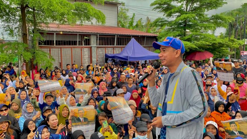Jalan Sehat, Ketua DPRD Rudianto Lallo: Mari Dukung Sesama Anak Rakyat