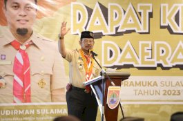 Mentan Syahrul Ajak Generasi Muda Pramuka Agar Pertanian Naik Kelas