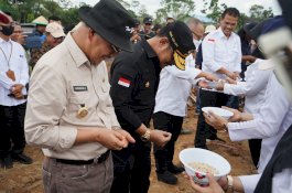 Tanam Sorgum di Konawe Selatan, Mentan SYL Dorong Bupati dan Petani Gunakan KUR
