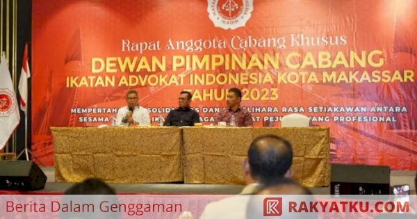 RACK Ikadin Makassar, Taufan Pawe: Saya Tak Bisa Seperti Ini Tanpa Nilai-Nilai Advokat