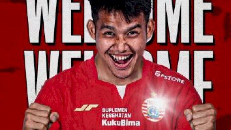 Witan Sulaeman resmi bergabung Persija Jakarta. (Foto: Twitter Persija Jakarta)
