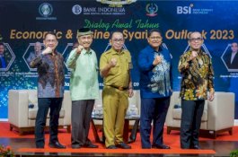BI Berkolaborasi dengan ISMI Gelar Dialog Awal Tahun Economic & Business Syariah Outlook 2023