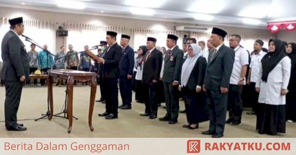 Bupati Maros Lantik Pejabat Eselon II, Ini Nama-namanya