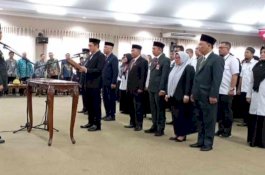 Bupati Maros Lantik Pejabat Eselon II, Ini Nama-namanya