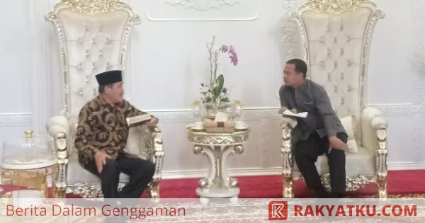 Dollah Mando Temui Gubernur Sulsel, Sampaikan Undangan Hari Jadi Ke-679 Sidrap