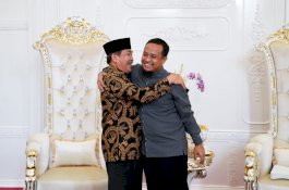 Bupati Sidrap Kunjungi Andi Sudirman di Rumah Jabatan Gubernur
