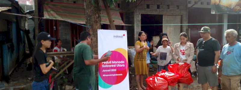IOH Salurkan Bantuan Kepada Masyarakat Korban Banjir dan Longsor di Manado