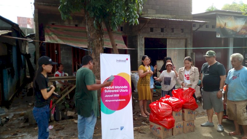 IOH Salurkan Bantuan Kepada Masyarakat Korban Banjir dan Longsor di Manado