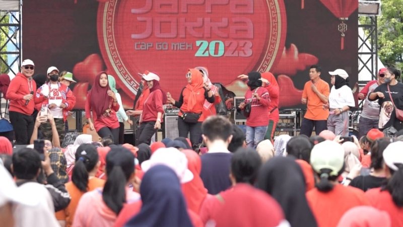 Toleransi dan Akulturasi Budaya Diperlihatkan dalam Jappa Jokka Festival Cap Go Meh 2023