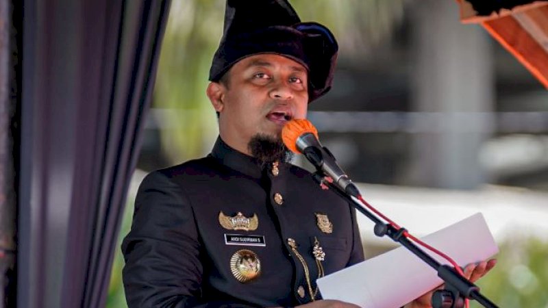 Gubernur Sulsel, Andi Sudirman Sulaiman.