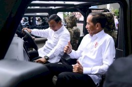 Jokowi dan Prabowo Saling Lontar Pujian di HUT Gerindra