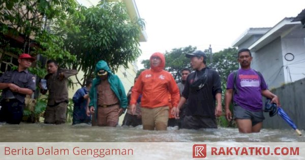 Wali Kota Makassar Bawa Sembako hingga Air Bersih ke Lokasi Pengungsi Banjir