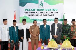 Rektor IAI DDI Dilantik, Pemkab Sidrap Harap Sinergitas Membangun Sumber Daya Manusia