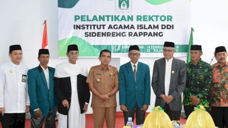 Rektor IAI DDI Dilantik, Pemkab Sidrap Harap Sinergitas Membangun Sumber Daya Manusia