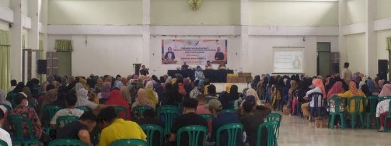 Anggota DPR RI Hasnah Syam-BBPOM Makassar Sosialisasi Obat dan Makanan, 500 Warga Hadir