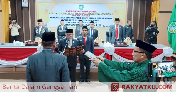 DPRD Gelar Paripurna Pengambilan Sumpah PAW Nasarong, Taufan Pawe: Jaga Amanah Rakyat