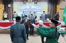DPRD Gelar Paripurna Pengambilan Sumpah PAW Nasarong, Taufan Pawe: Jaga Amanah Rakyat
