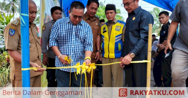 Anggota Komisi V DPR RI Muhammad Fauzi Resmikan Infrastruktur PAMSIMAS di Luwu Utara