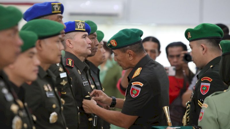 Pangdam Hasanuddin Pimpin Sertijab Enam Pejabat Utama Kodam
