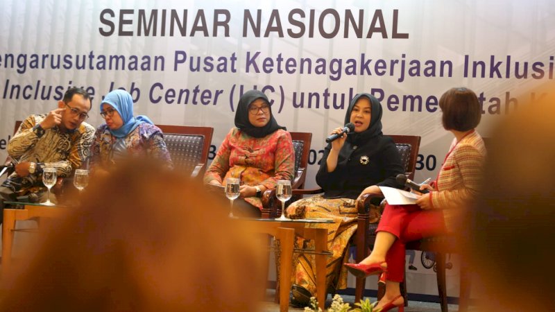 Fatmawati Rusdi Paparkan Kebijakan Pemenuhan Hak-hak Ketenagakerjaan Disabilitas di Jakarta