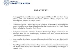 Universitas Prasetiya Mulya Keluarkan Mario Dandy Satriyo Imbas Kasus Penganiayaan