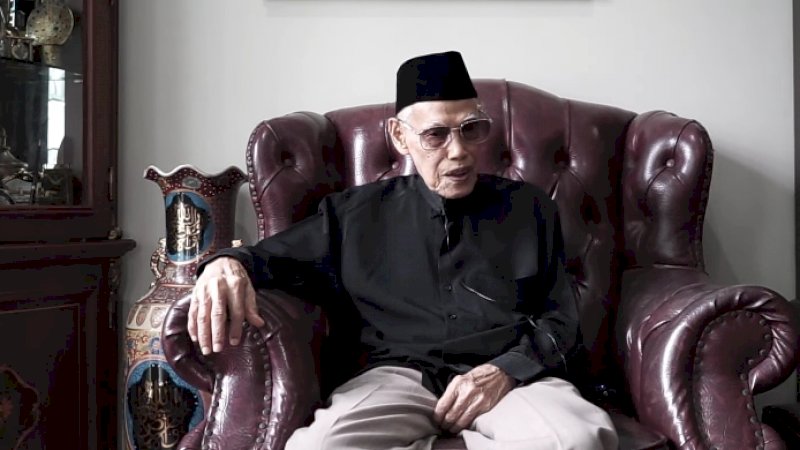 KH Ali Yafie (Foto tangkapan layar video)