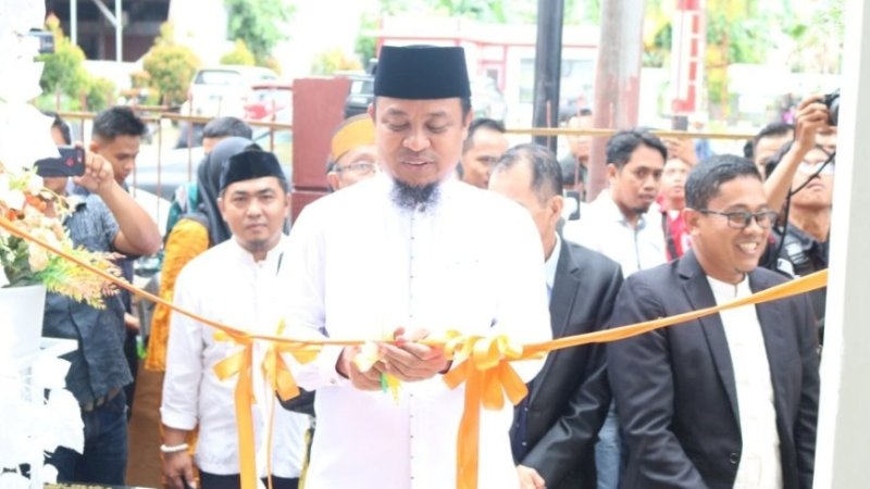Gubernur Sulsel Resmikan Pemanfaatan Masjid Nur Ilham IKA SMPN 1 Sinjai
