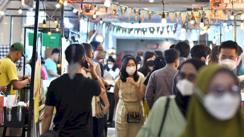 Ket foto : Para pengunjung memadati event MTF Market tahun lalu