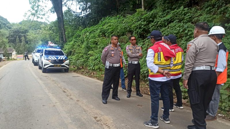 Pelebaran Poros Maros-Bone, Jalan Camba Kappang Akan Dijaga Polantas