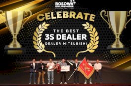 Selamat PT Bosowa Berlian Motor Raih Best 3S Dealer, Pertegas Posisi Mitsubishi Sebagai Dealer Terbaik di Indonesia
