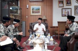 Bertemu Wakil Bupati Gowa, Pengurus LDII Sampaikan Program Kerja dan Pengurus Baru