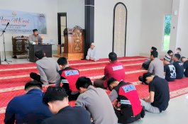 Polres Wajo Gelar Peringatan Isra Miraj Dirangkaikan Pembinaan Rohani dan Mental