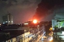 Kebakaran Hebat di Depo Pertamina Plumpang, Api Masih Berkobar