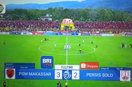 Comeback! PSM Makassar Hajar Persis Solo dengan Skor 3-2