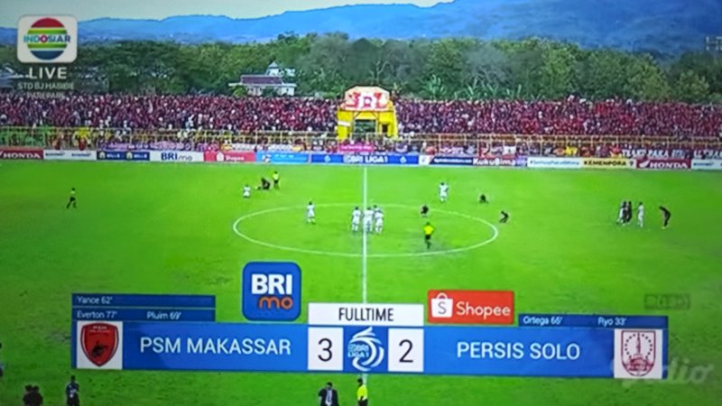 Comeback! PSM Makassar Hajar Persis Solo dengan Skor 3-2
