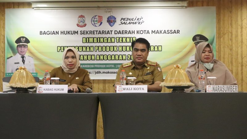 Pemkot Makassar Gelar Bimtek Penyusunan Produk Hukum Daerah Tahun Anggaran 2023