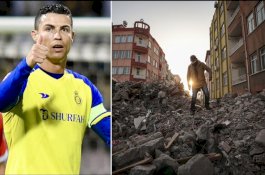 Ronaldo Kirim 1 Pesawat Penuh Bantuan untuk Korban Gempa Turki dan Suriah