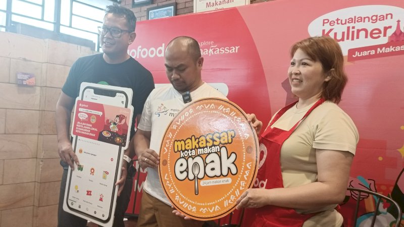 Gojek dan Dinas Pariwisata Makassar Luncurkan Juara Lokal, Makassar Kota Makan Enak