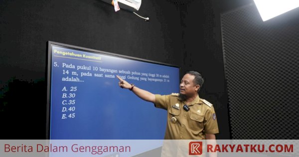 Gubernur Sulsel Ngajar 1.000 Kelas SMA Se-Sulsel Melalui Smart School