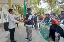 Sekda Luwu Utara Lepas 80 Peserta Jambore Pertanian ke Kabupaten Bone